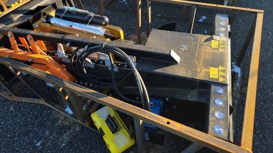 Hydraulic Trencher - Skidsteer Mount