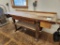 7 ft workbench with vise