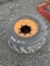 Skid steer tire with rim 14-17.5