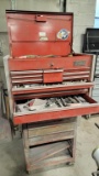 Snap on tool box with contents