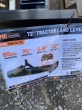 72” tractor land leveler