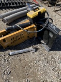 Skid steer hydraulic concrete breaker