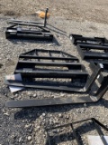 Skid steer forks and frame