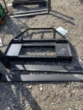 Skid steer forks and frame