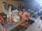 Lot Assorted Power Equipment on Bottom Shelf