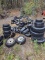 Lot - assorted tired and rims