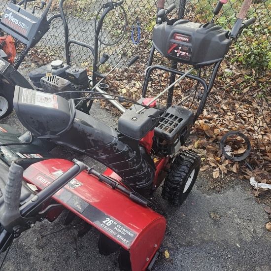 Craftsman 26 inch snowblower