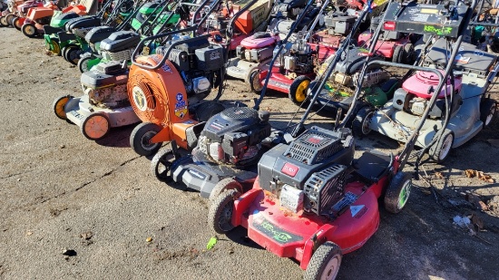 3 mowers 1 blower
