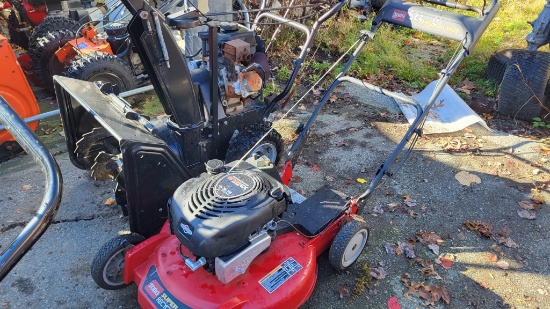 1 mower 1 snow thrower