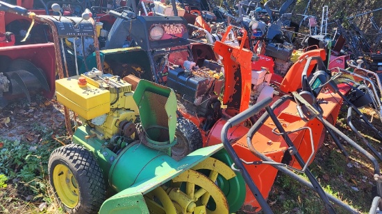 5 snowblowers