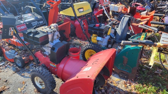 4 snowblower 1 mower