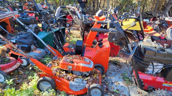 4 snowblower 1 mower