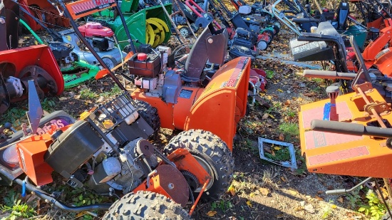 2 snowblower 2 mower 1 pressure washer
