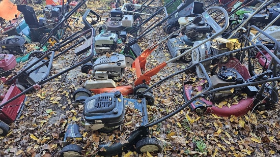 (5) Push Mowers