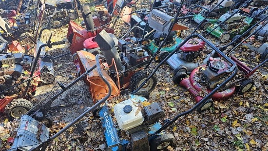 (2) Mowers (2) Snow Blowers (1) Power Slicer
