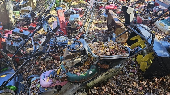 (4) Mowers (1) Snow Blower