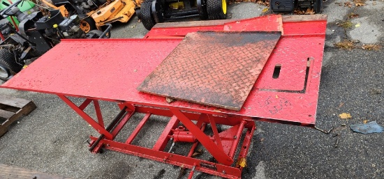 Lawn mover lift