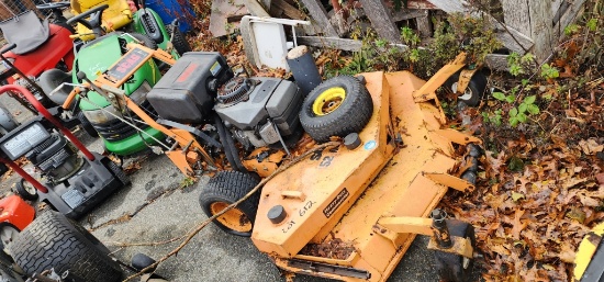 Scag 52 in walk behind mower, kawasaki powered