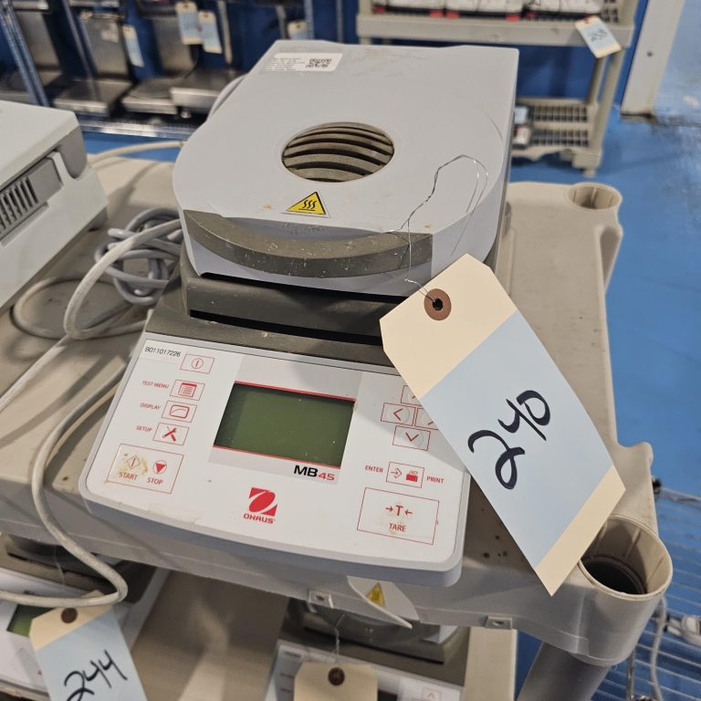 Moisture Machine Ohaus MB45 Proxibid