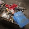 Pallet lot - assorted hand tools, parts bins,