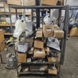 Lot - air bag, mirror brackets, reservoirs, air