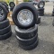 4x Michelin 245 75 17 Tires On Steel Rims