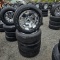 4x Bridgestone 275 55 20 Tires On Aluminum Rims