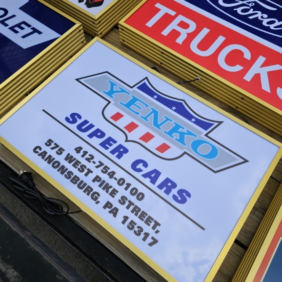 Yenko Super Cars LED Sign
