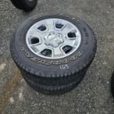 2x Goodyear 265 65 18 Tires On Gmc Rims