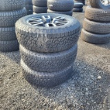 3 x Goodyear 275 60 20 on gmc rims