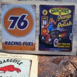 2 retro vintage signs