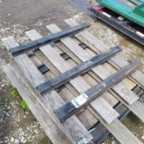 steel girders with panels