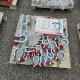 38 Assorted HD Anchor Pin Shackles