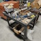 Rolling cart with contents