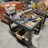 Rolling cart with contents