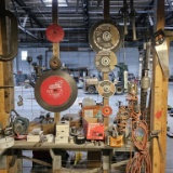 Wall lot assorted tooling, blades, etc