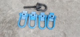 5pcs Removable d rings
