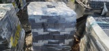 Pallet of black thin brick 2.25in x 1in