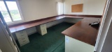 Office contents, file cabinets, table top, book