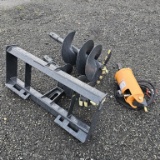 Wolverine Hydraulic Auger with 2 Bits