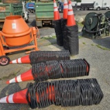 Lot - Road Cones with Bases