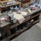 Workbench with vise and contents