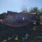 Lot - single axle trailer and assorted scrap