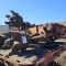 Lot - axles, assorted scrap metal