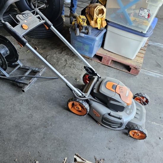 Worx electric lawn mower