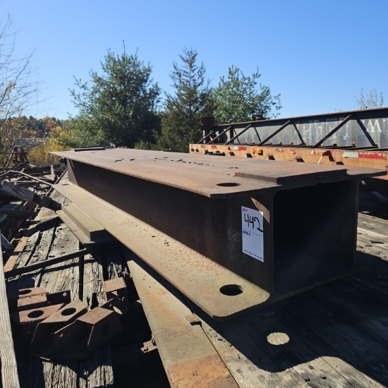 Assorted metal on trailer