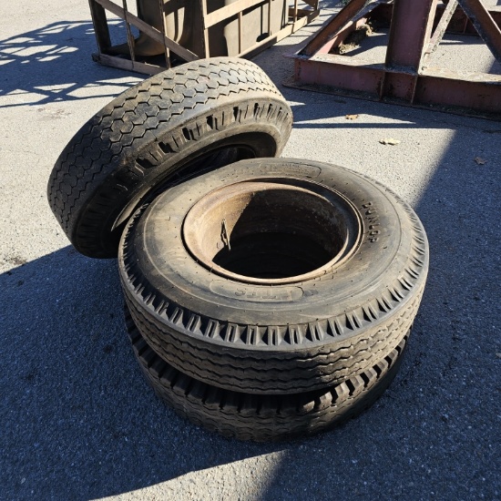 (3) 10-20 tires and rims