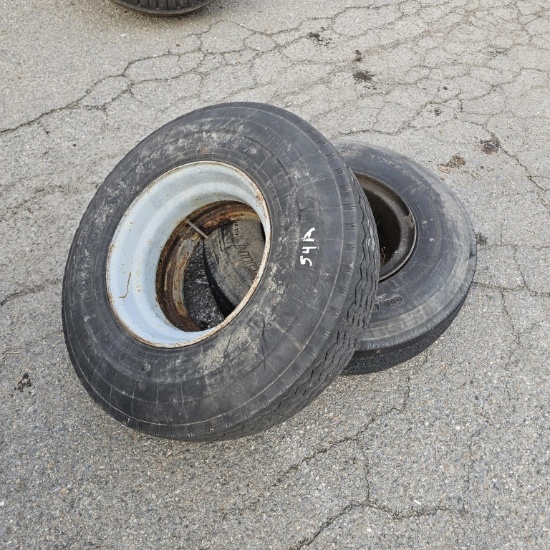 (2) Misc Tires and rims