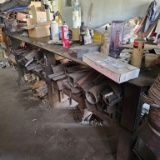 Work bench with contents