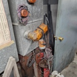 Corner lot - truck lights, trailer.jacks